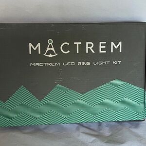 Mactrem LED Ring Light Kit 6” New